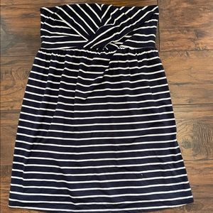 Blue and white swim cover up/casual dress